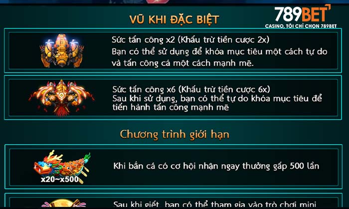 Hệ thống vũ khi đặc biệt trong bắn cá Lửa Và Băng Hệ thống vũ khi đặc biệt trong bắn cá Lửa Và Băng